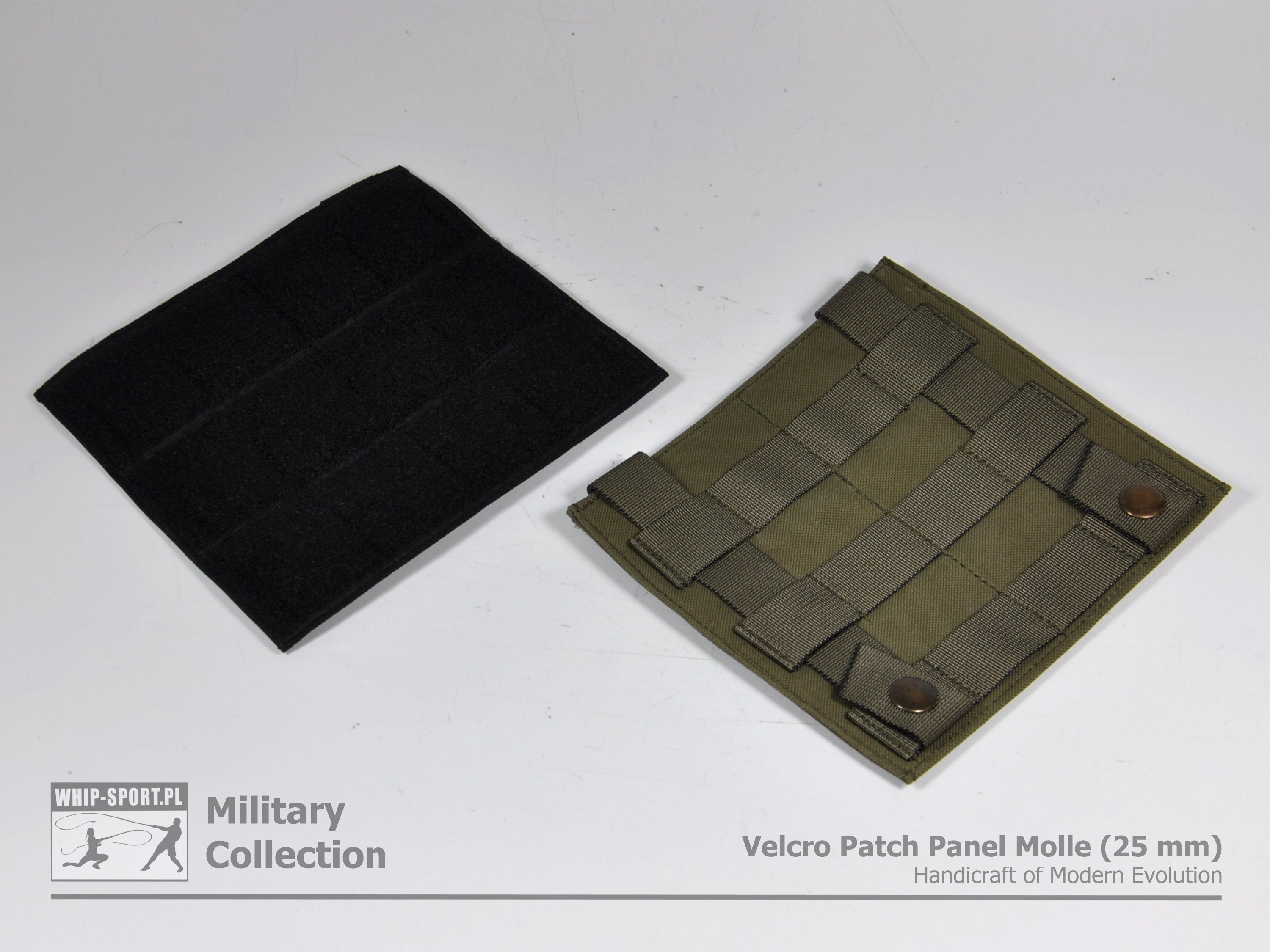 Velcro Patch Panel Molle 25 Mm Size 6 X 6.5 15.5 X 16.5 Cm OEM 