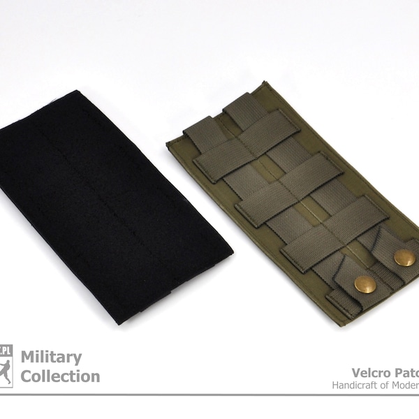 Panneau de brassage Velcro Molle (25 mm) - taille 8" x 4" (20 x 10 cm) - OEM