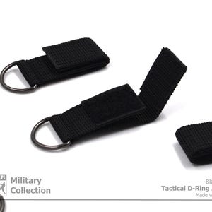 Pode incluir: Adaptador de anel em D t&aacute;tico preto com fecho de velcro. Cole&ccedil;&atilde;o Militar. Feito com paix&atilde;o.