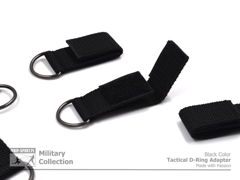 Pode incluir: Adaptador de anel em D t&aacute;tico preto com fecho de velcro. Cole&ccedil;&atilde;o Militar. Feito com paix&atilde;o.