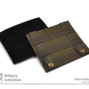 Panel de parcheo de velcro Molle (25 mm) - tamaño 6" x 6,5" (15,5 x 16,5 cm) - OEM