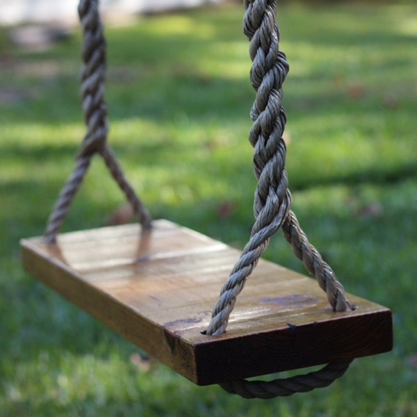 Tree Swing | Rustic Long Lasting Outdoor Swing - Rope Included