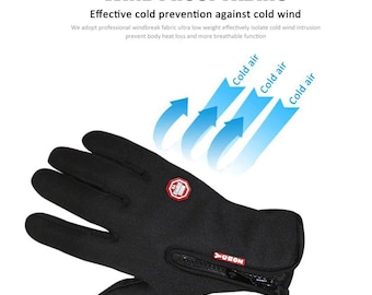 Hot Winter Gloves For Men Women Touchscreen Warm Outdoor Cycling Driving Motorcycle Cold Gloves Windproof Non-Slip Free Shipping