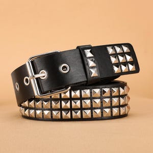 Y2k Studded Belt - Etsy