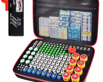 Battery Organizer Case With Tester (CASE ONLY)