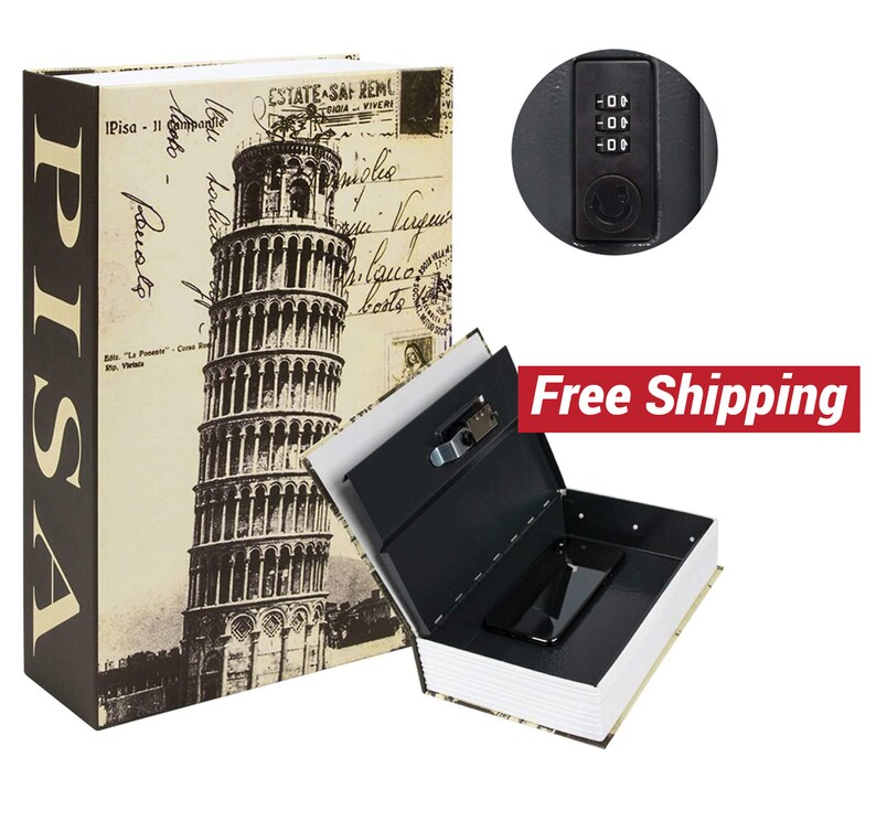 Diversion Book Safe With Combination Lock Secret Hidden Safe Etsy