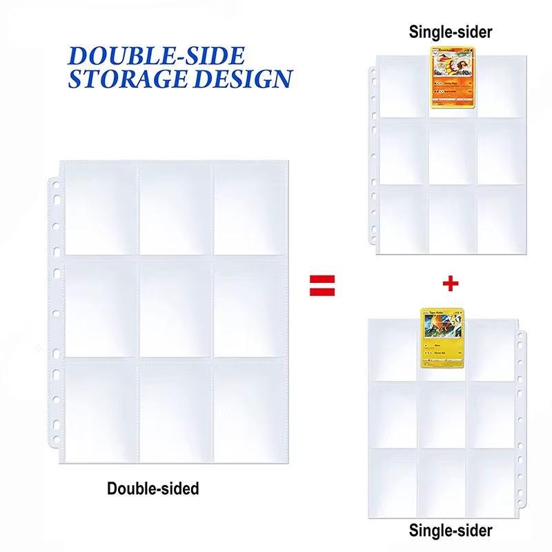 Trading Card Binder Sleeves, 540 Pockets, 30 Pages - Etsy