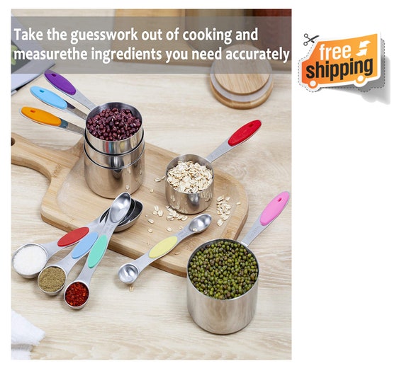 Measuring Cups with Spice Spoons Set