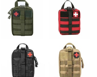 Tactical First Aid Pouch: Military Medical Utility Bag (Bag Only)