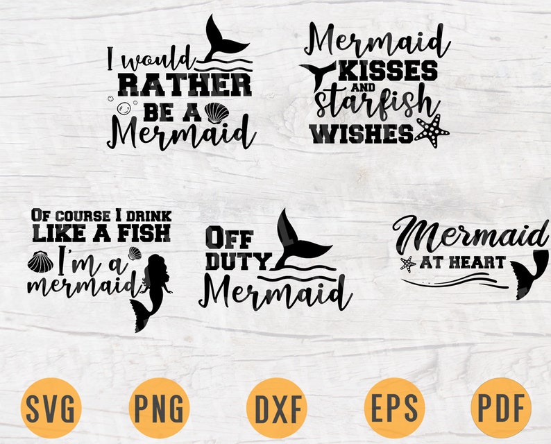 Download Mermaid Svg Bundle Pack 5 Svg Files For Cricut Mermaid Quotes Mermaid Shirt Vector Cut Files Instant Download Mermaid Iron On Shirt 1 Art Collectibles Digital Theartistloft Co Uk