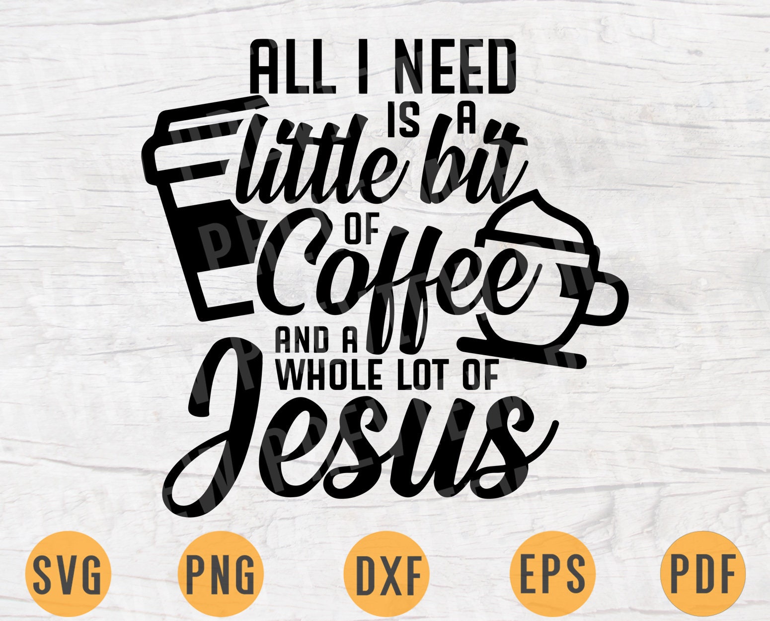 Download All I Need Is Little Bit Of Coffee Svg File Coffee Quote Svg Etsy