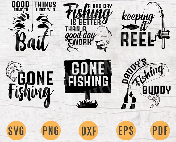 Download Fishing Svg Bundle Pack 6 Files For Cricut Vector Bundle Father S Cut Files Instant Download Cameo Svg Dxf Eps Png Pdf Iron On Shirt 1 Drawing Illustration Art Collectibles Minyamarket Com