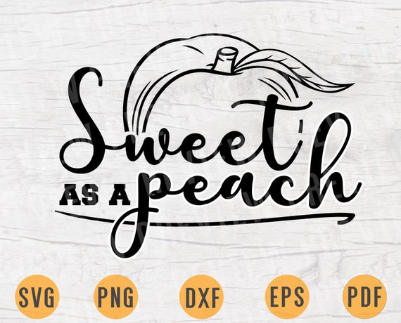 Free Free One Sweet Peach Svg 688 SVG PNG EPS DXF File