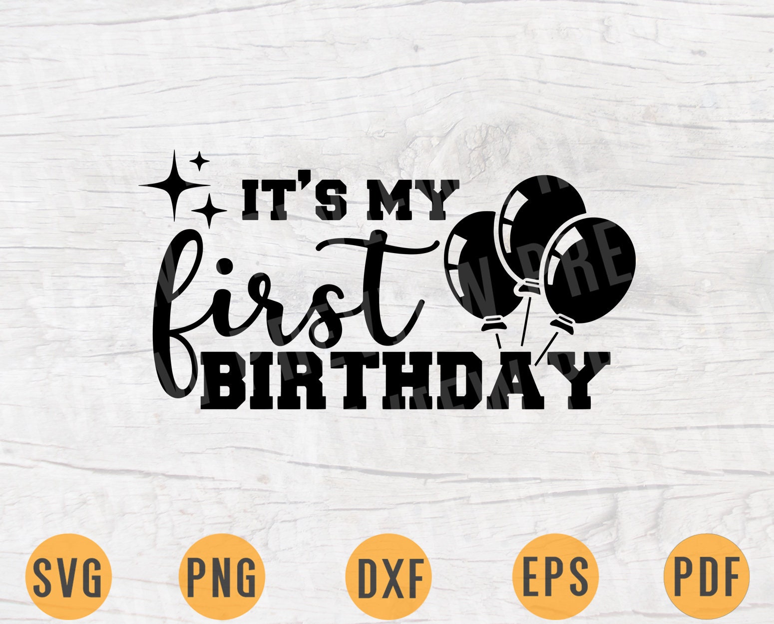 My 1st Birthday Svg First SVG Nursery Quotes Cricut Cut Files | Etsy