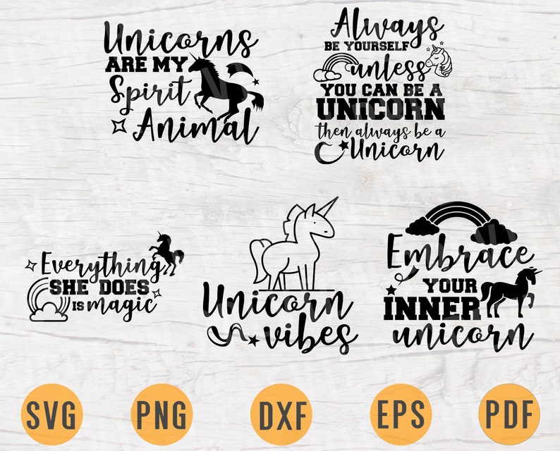 Download Unicorn Bundle Pack 5 Svg Files For Cricut Unicorn Quotes Vector Cut Files Instant Download Cameo Dxf Eps Png Pdf Iron On Shirt 2 Art Collectibles Digital Jewellerymilad Com