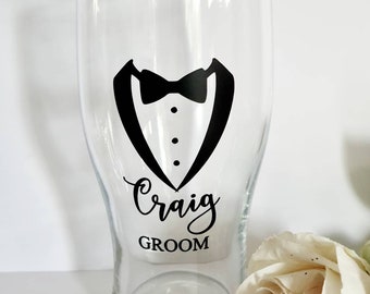 Vinyl decals for groom, best man, groomsman to make personalised pint glasses, wedding vinyl stickers, wedding labels, vinyl stickers