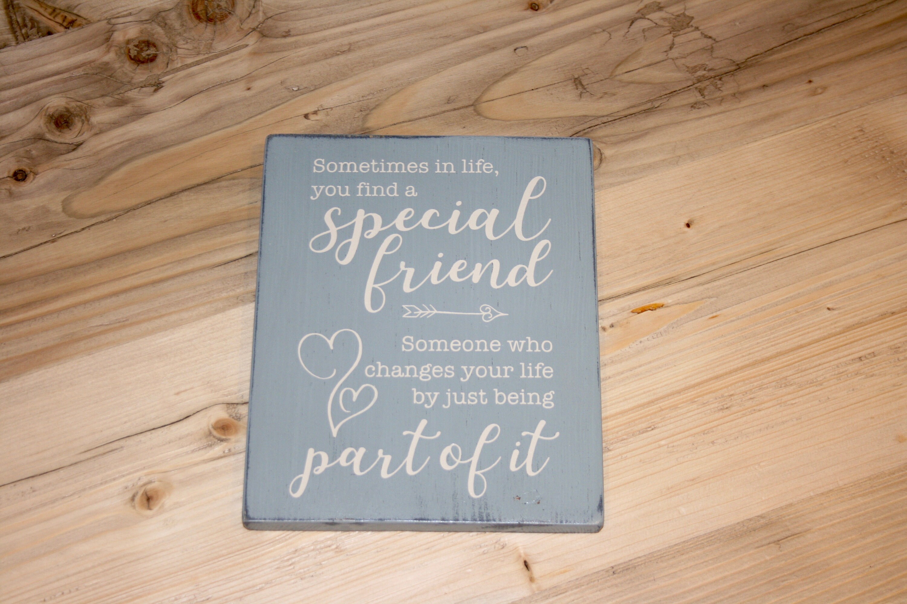 Special Friend Wooden Sign Friendship Sign Gift for Special Etsy UK