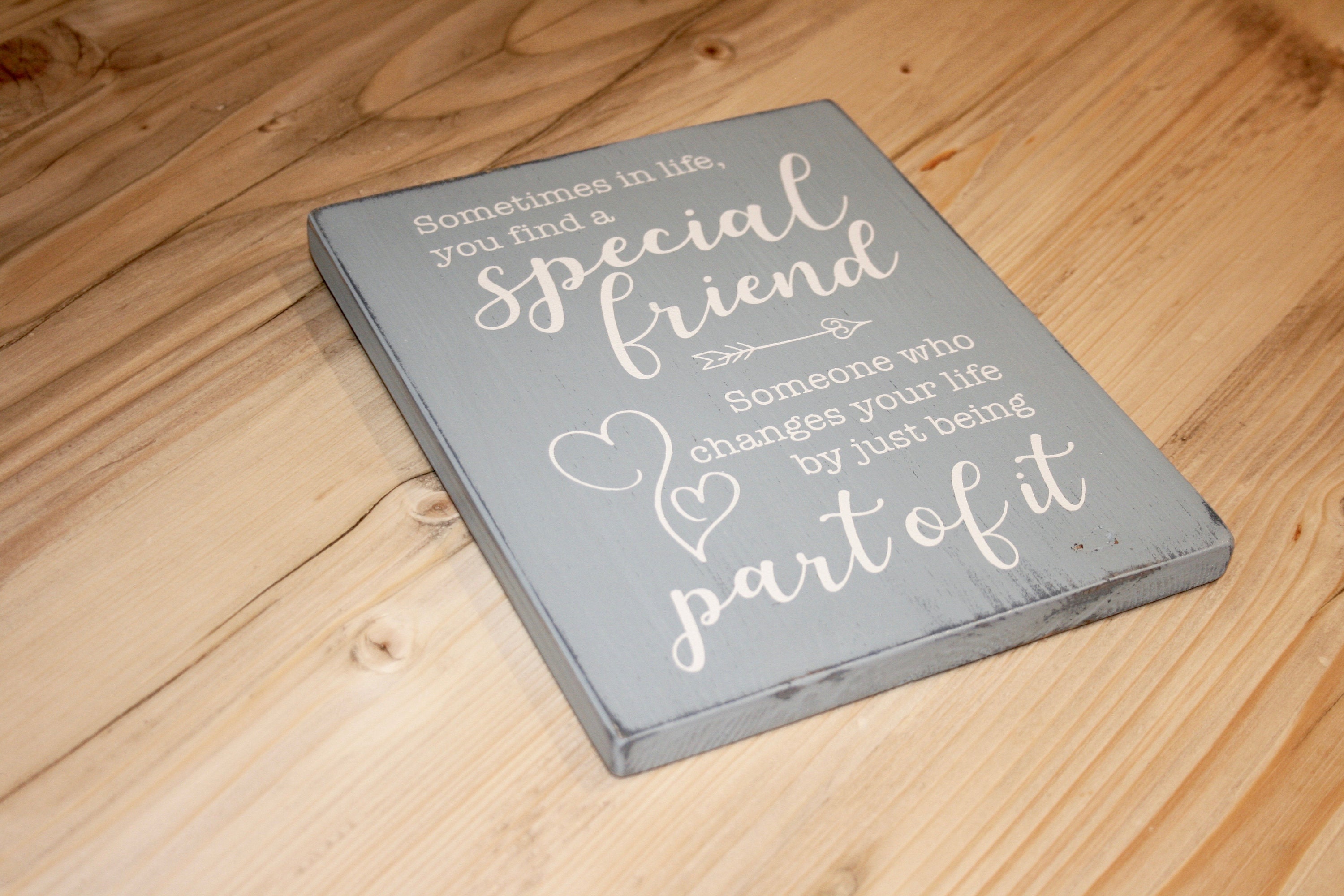 Special Friend Wooden Sign Friendship Sign Gift for Special Etsy UK