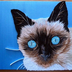 QUILLING_WALL_ART_DECOR - GATTO SIAMESE