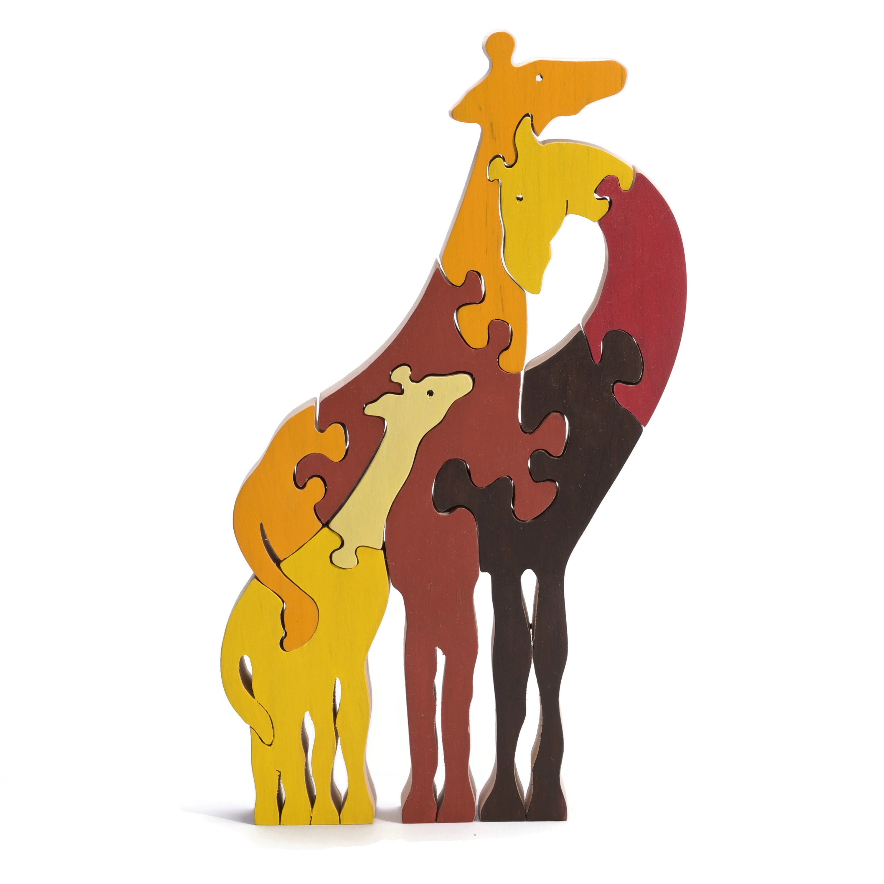 Safari Wooden Animals for Nursery Décor 2pcs Wooden Toy Set Etsy