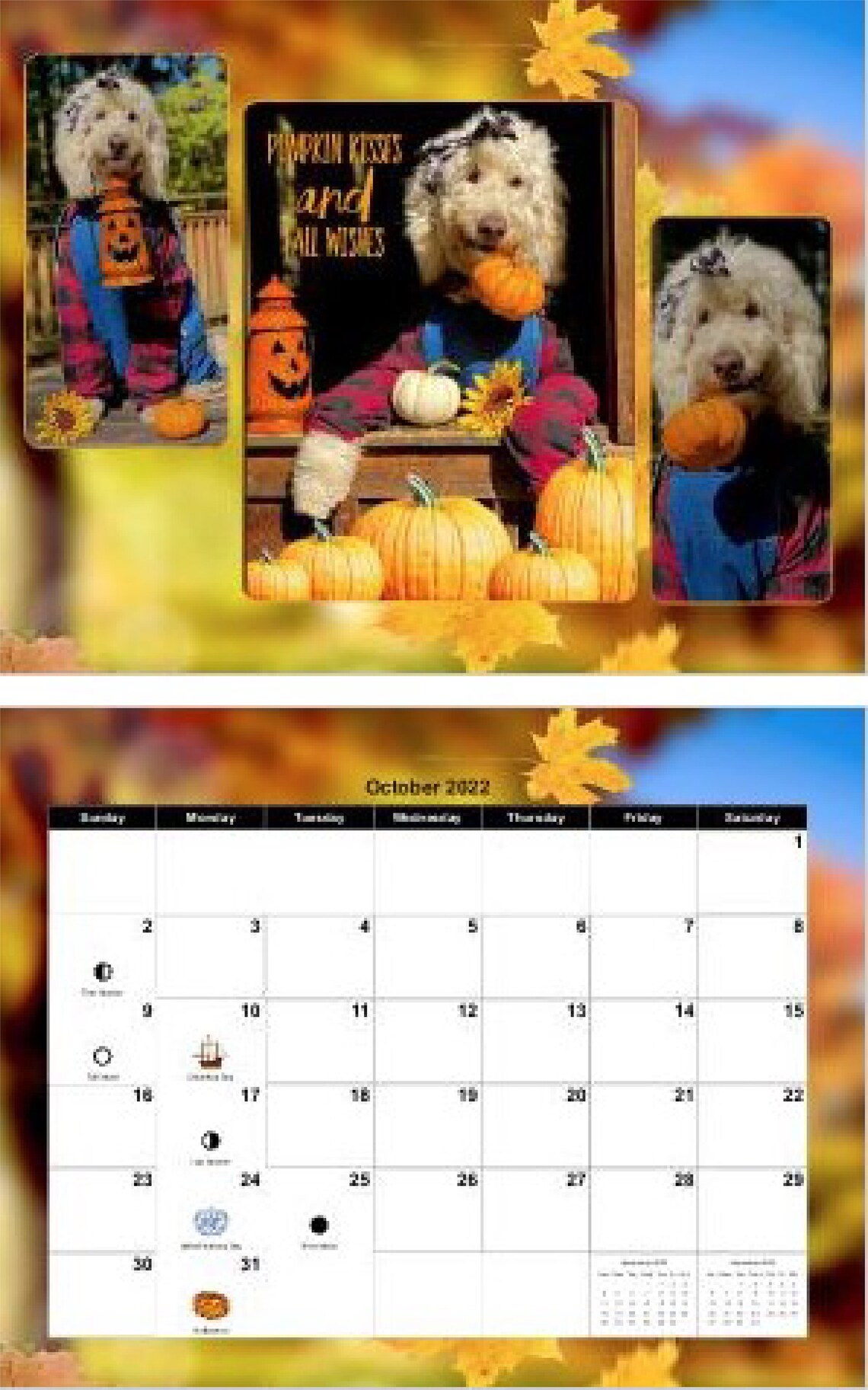 2022 Annie Rose Goldendoodle Calendar - Etsy UK