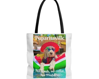 Goldendoodle Pupperitaville AOP Bolsa de mano