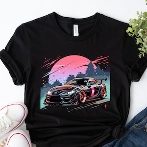 JDM BMW T-Shirt, Schwarzes Mk4 Auto Liebhaber T-Shirt (Unisex)