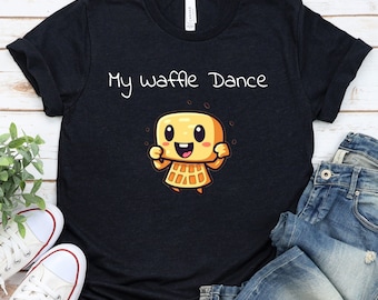 Mein Waffel-Tanz-Shirt-lustiges T-Shirt Geschenk für ihn für sie Frühstücks-Liebhaber-lustiges Geschenk-T-Shirt