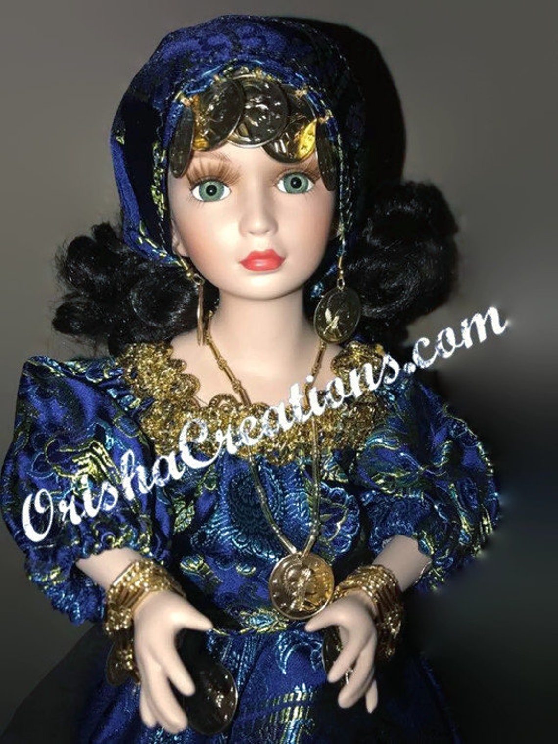 Muñeca Gitana Espiritual Inspirada por Orisha Yemaya & Oshun Etsy