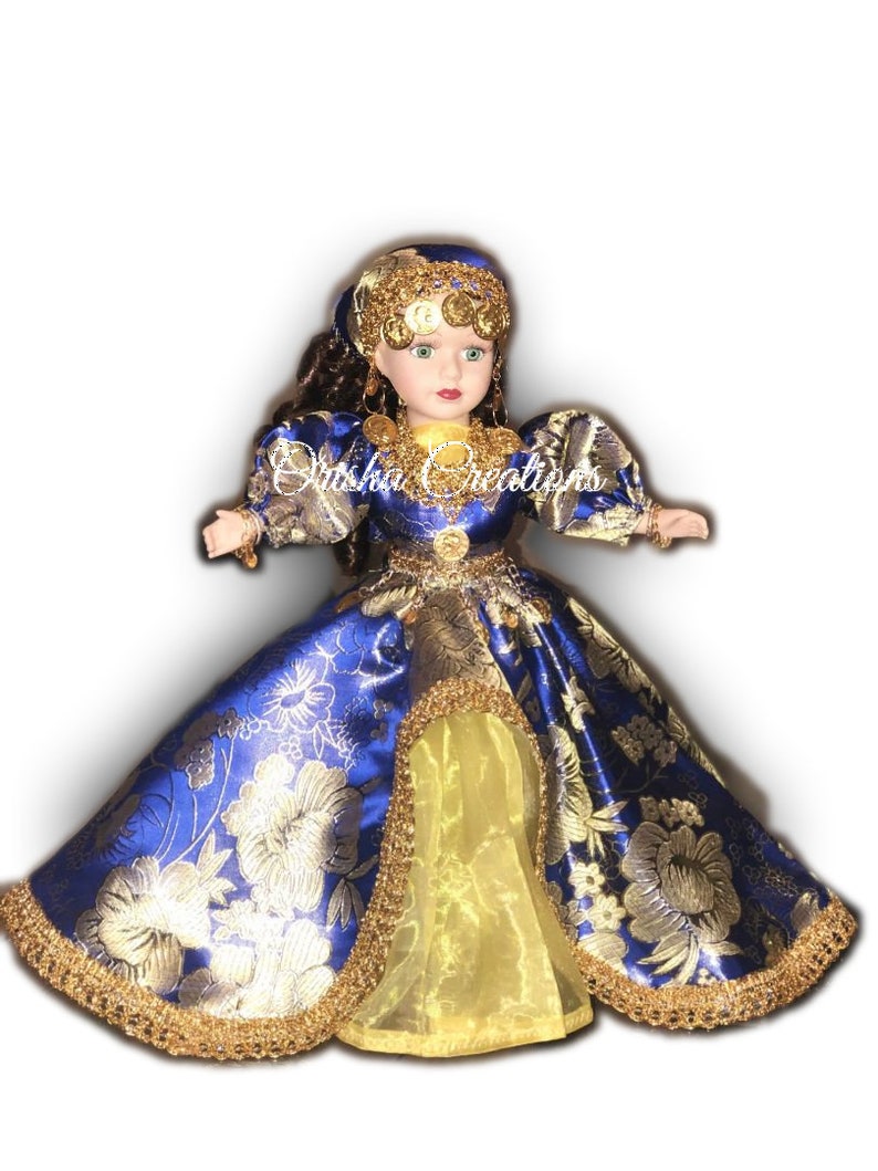 Muñeca Gitana Espiritual Inspirada por Orisha Yemaya & Oshun Etsy