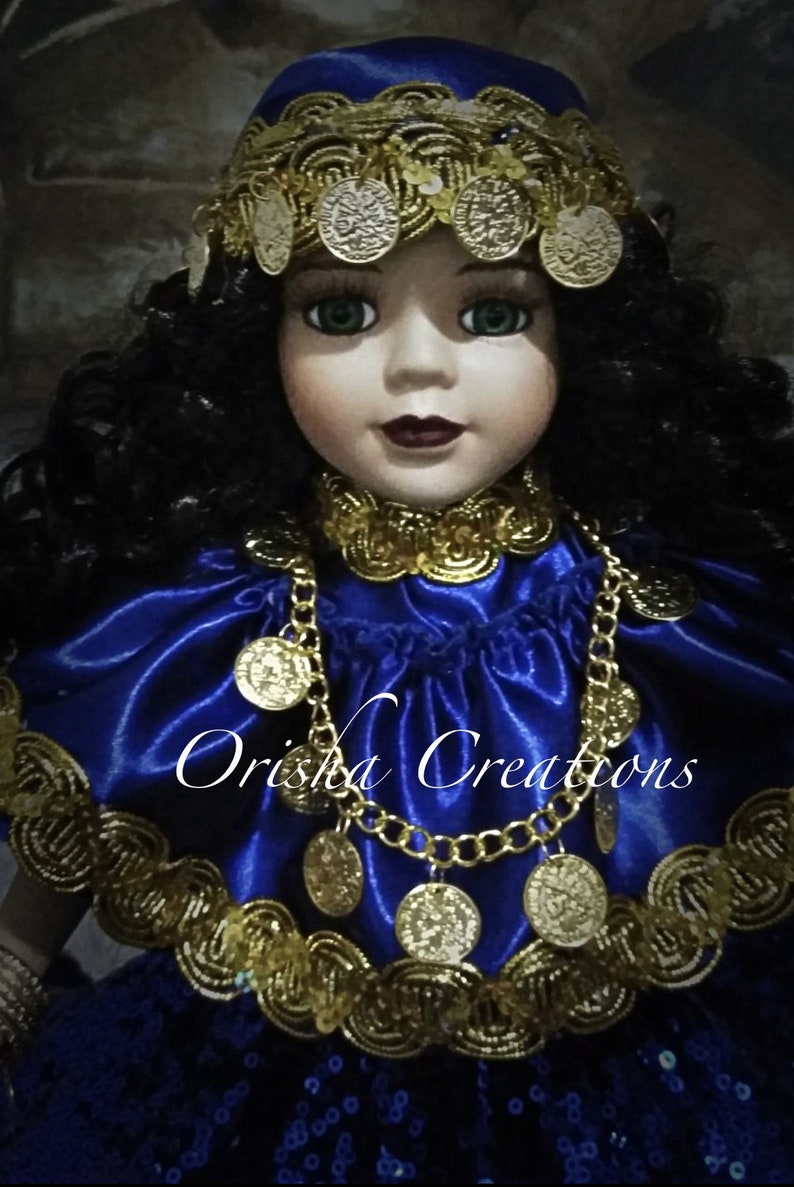 Muñeca Gitana Espiritual Inspirada por Orisha Yemaya & Oshun Etsy