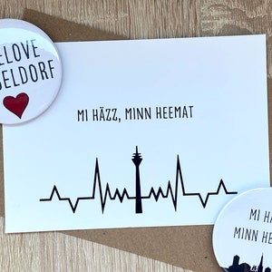Mi Häzz minn Heemat card including envelope image 2