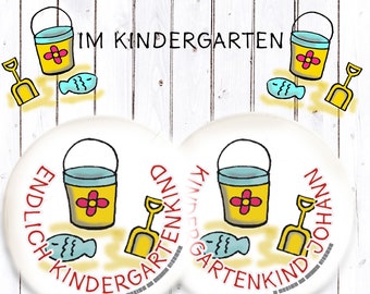 Kindergarten child button *Customizable*