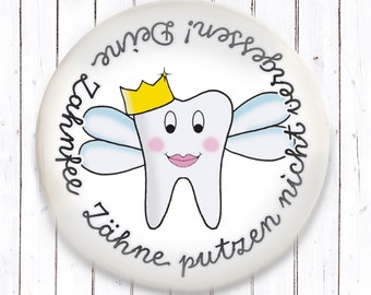 Tooth fairy - don't forget to brush your teeth! Magnet