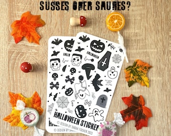 Sticker sheet Halloween - Bullet Journal - Planner