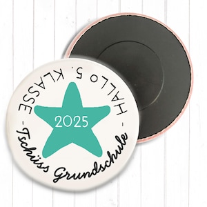 Goodbye Elementary School - 2025 - Hello 5th Grade (Star) 8x colors and 2x sizes of your choice Magnet