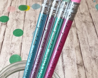 Goodbye pencil, elementary school, hello 5th/6th/7th grade | Gift for changing schools