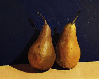 Pintura a óleo original - "Cores no meu quarto 3"