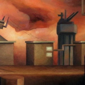 Original Ölgemälde - &quot;Level 21&quot;