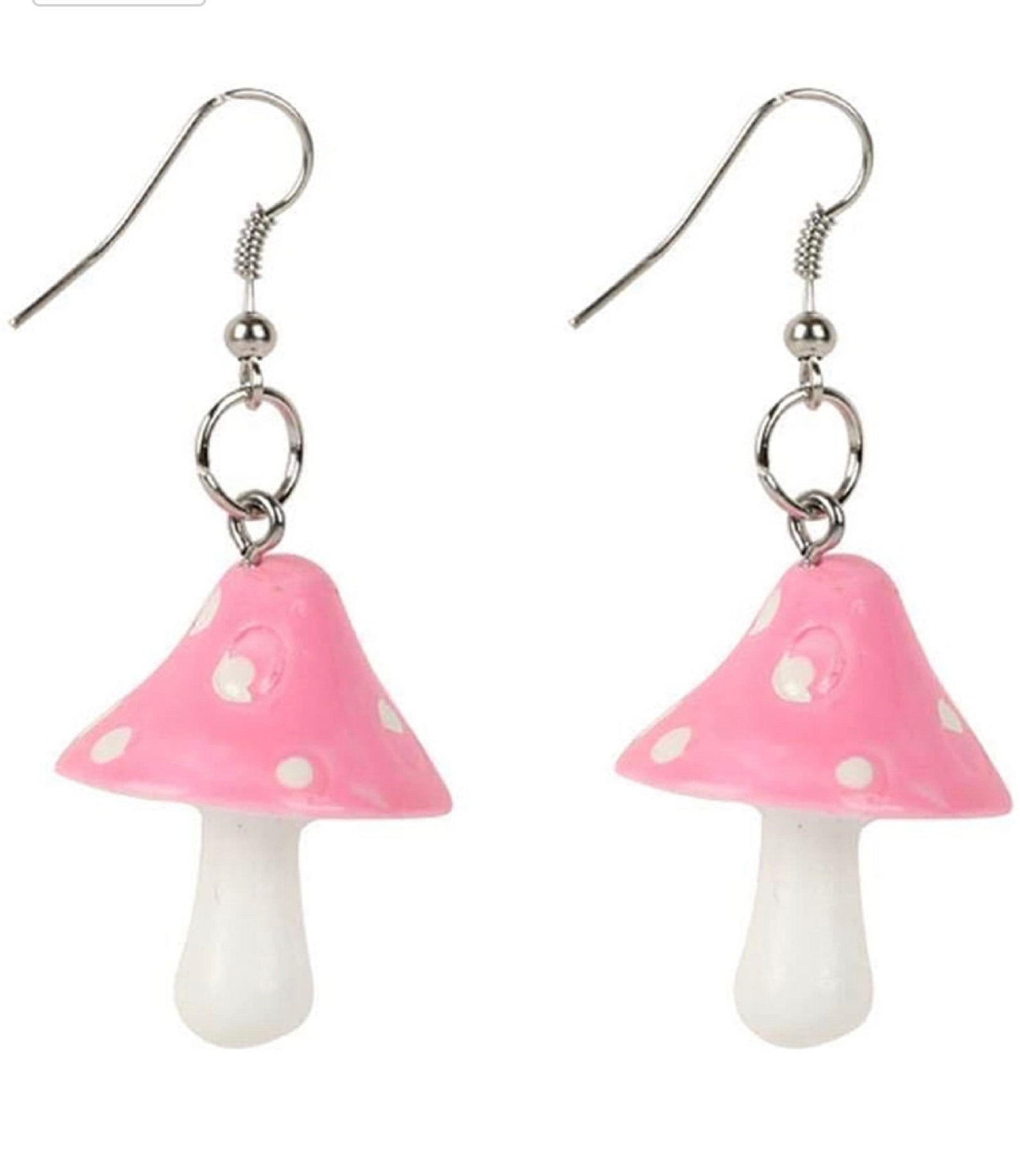 Cute magic mushroom earrings Amanita Red Mushroom earrings Etsy