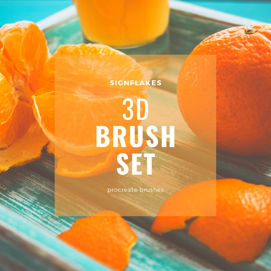 Automatic 3D Brush Set || 5 Custom Procreate Brushes - Etsy