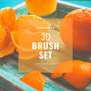 Automatic 3D Brush Set || 5 Custom Procreate Brushes