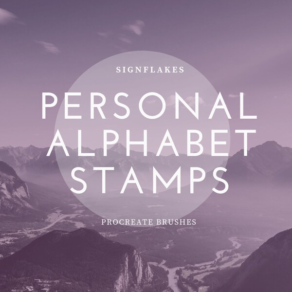 PERSONAL ALPHABET STAMPS