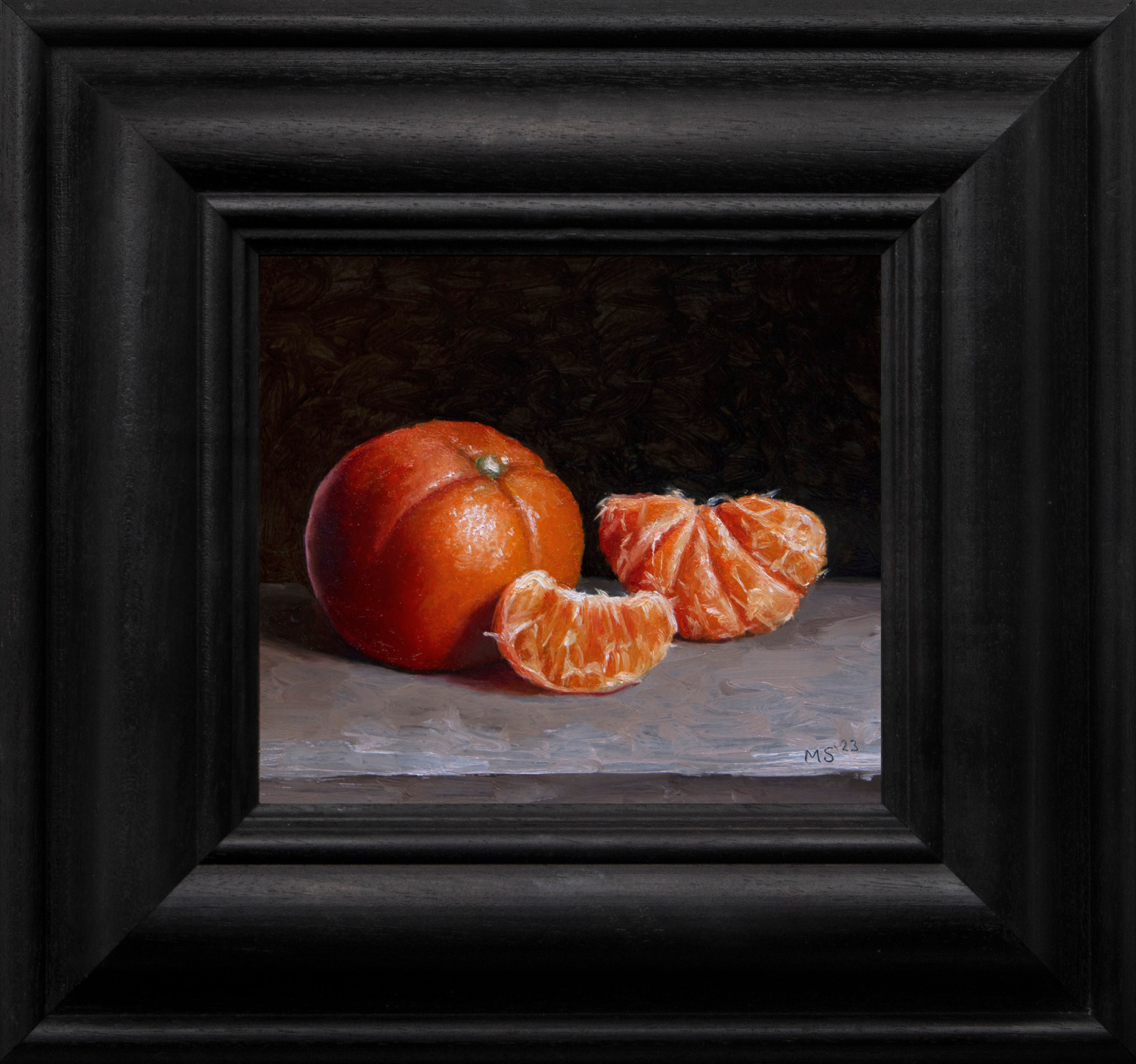 Still Life of Clementines Oil on Board 11.5x10.6. Etsy UK