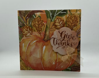 Give Thanks - Fall Greeting Card