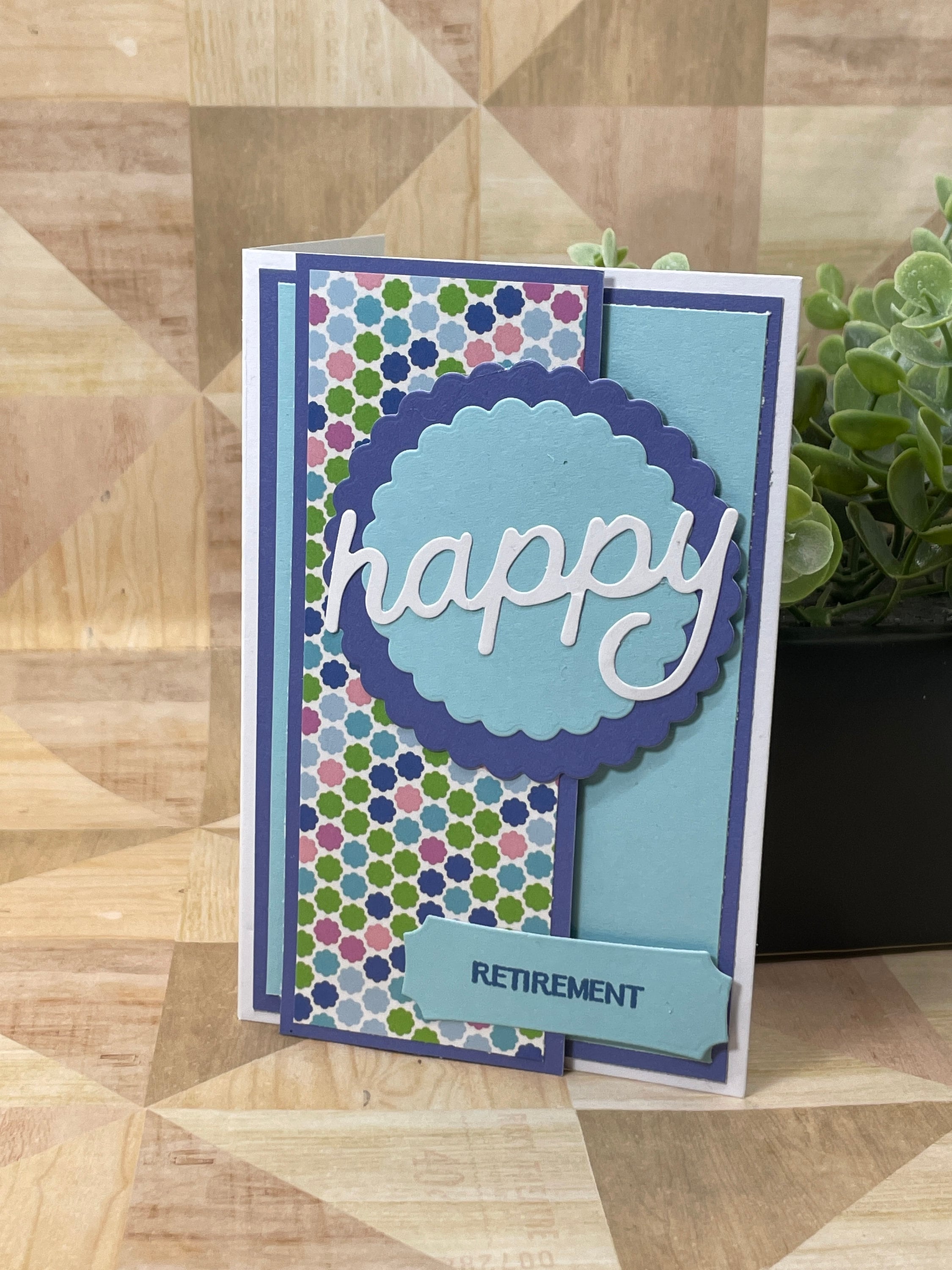 retirement card blank greeting card reads happy retirement