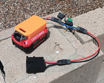 Adaptador de enchufe de batería Craftsman de 20 V a XT60 / F2 Power Wheels