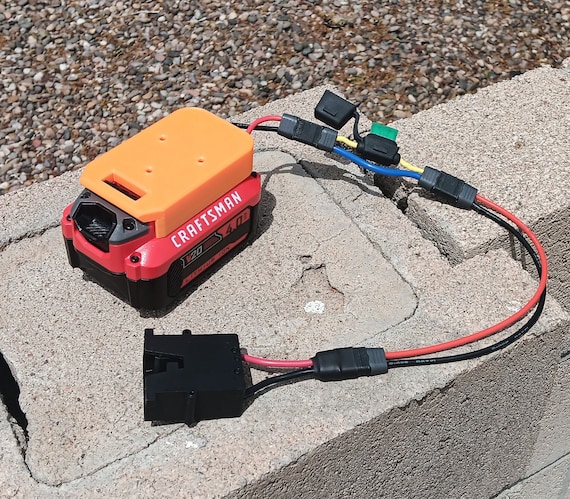 Craftsman 20v Battery to XT60 F2 Power Wheels Plug Adapter