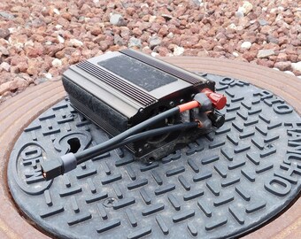 XT60 - Adaptador de alta corriente de 10 AWG - a asa de cobre - para perno en terminaciones - inversor de potencia - estéreo - conexiones de batería