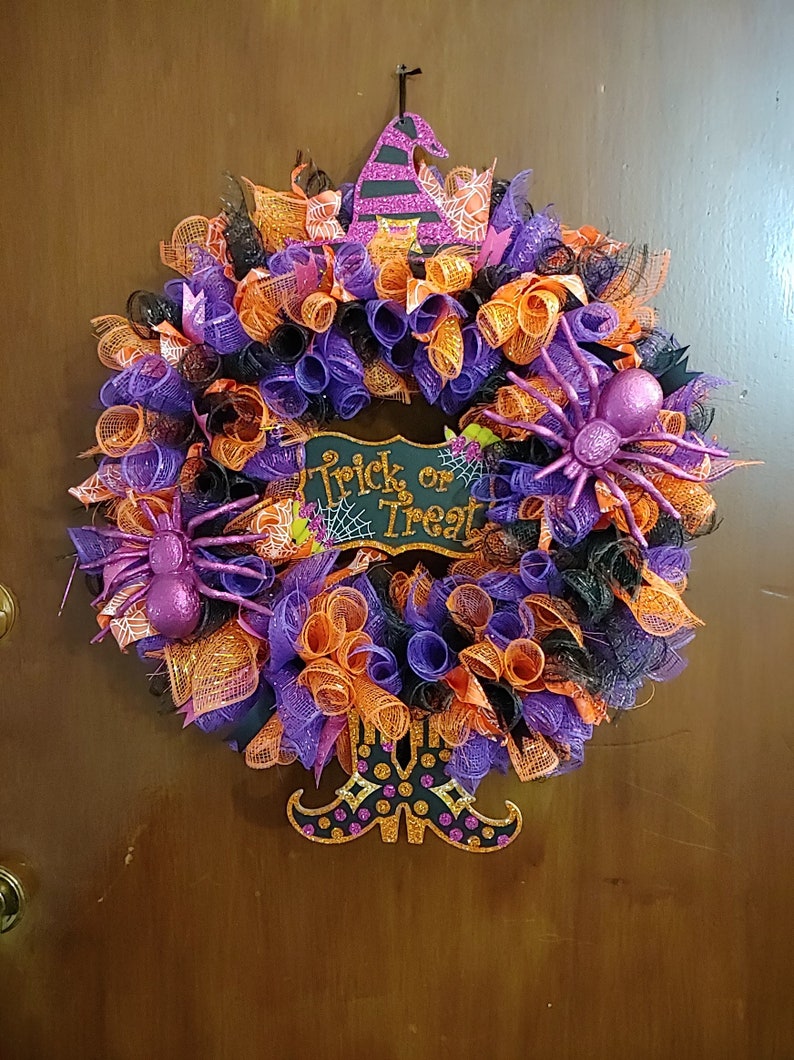 Halloween Wreath Door Hangers Wreaths Seasonal